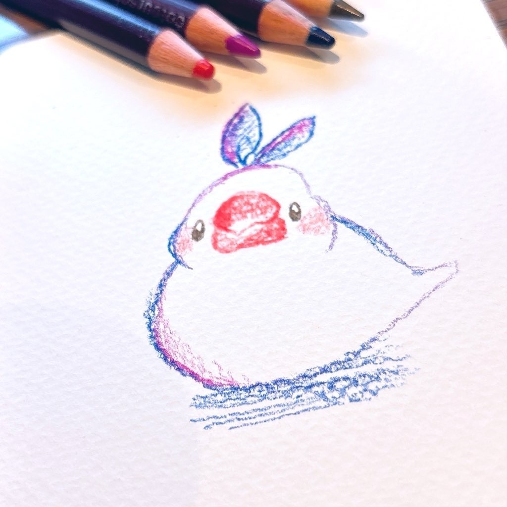 まんまる原画【ちょこんとリボン】