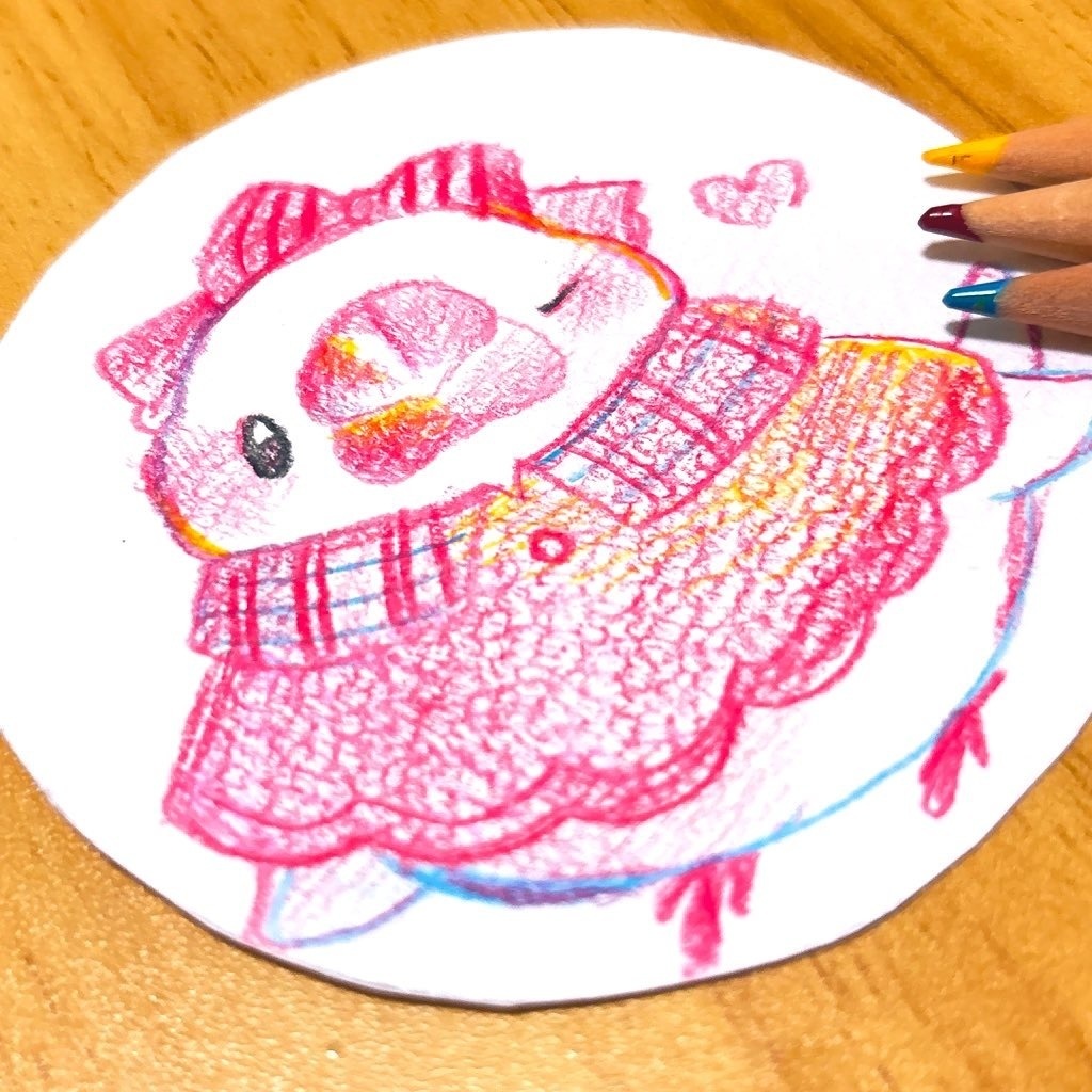 【まんまる原画】ウインク