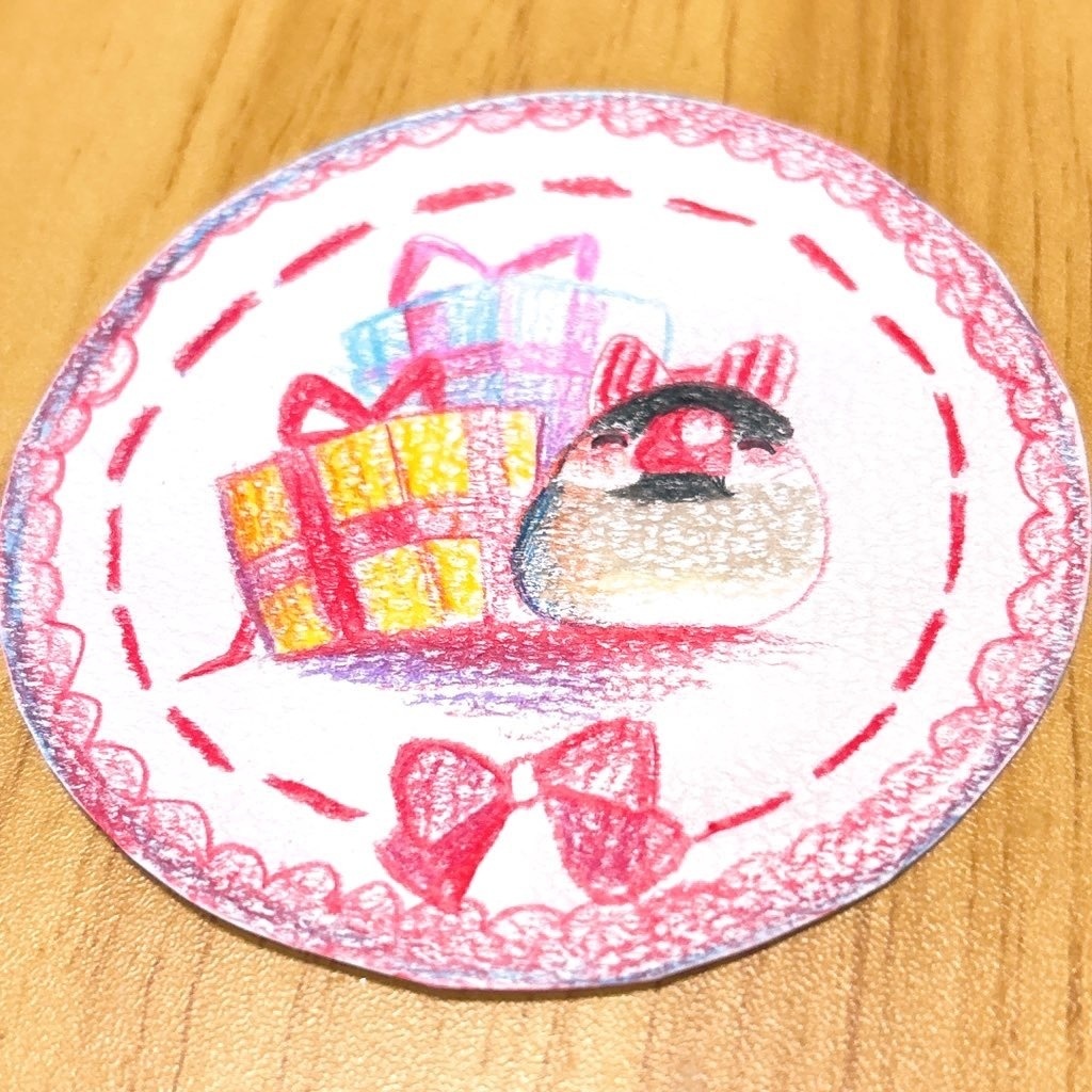 【まんまる原画】にっこりプレゼント