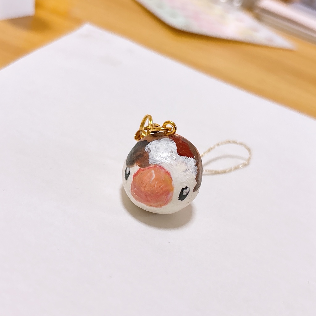 【まんまるストラップ】十姉妹