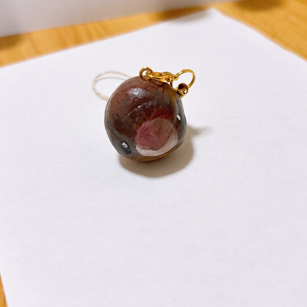 【まんまるストラップ】十姉妹002