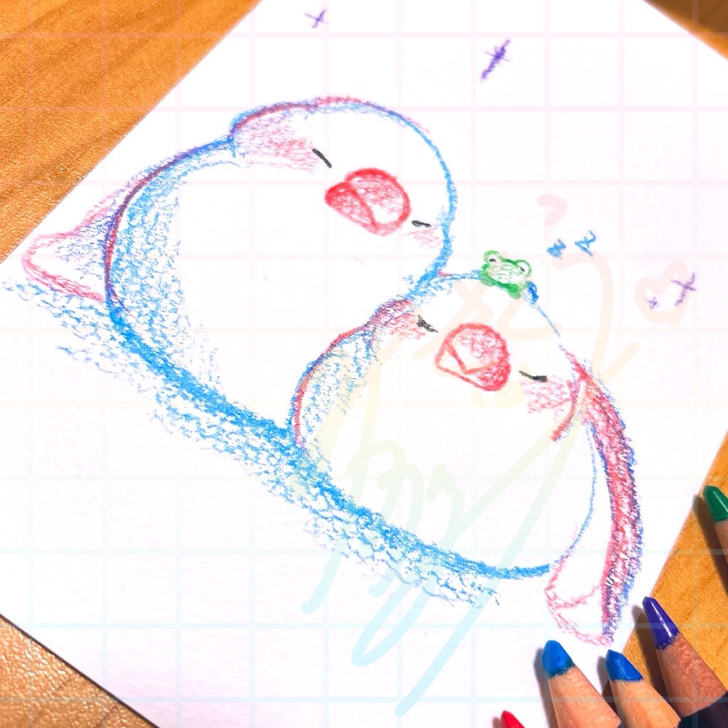 【はがきサイズ原画】冬眠