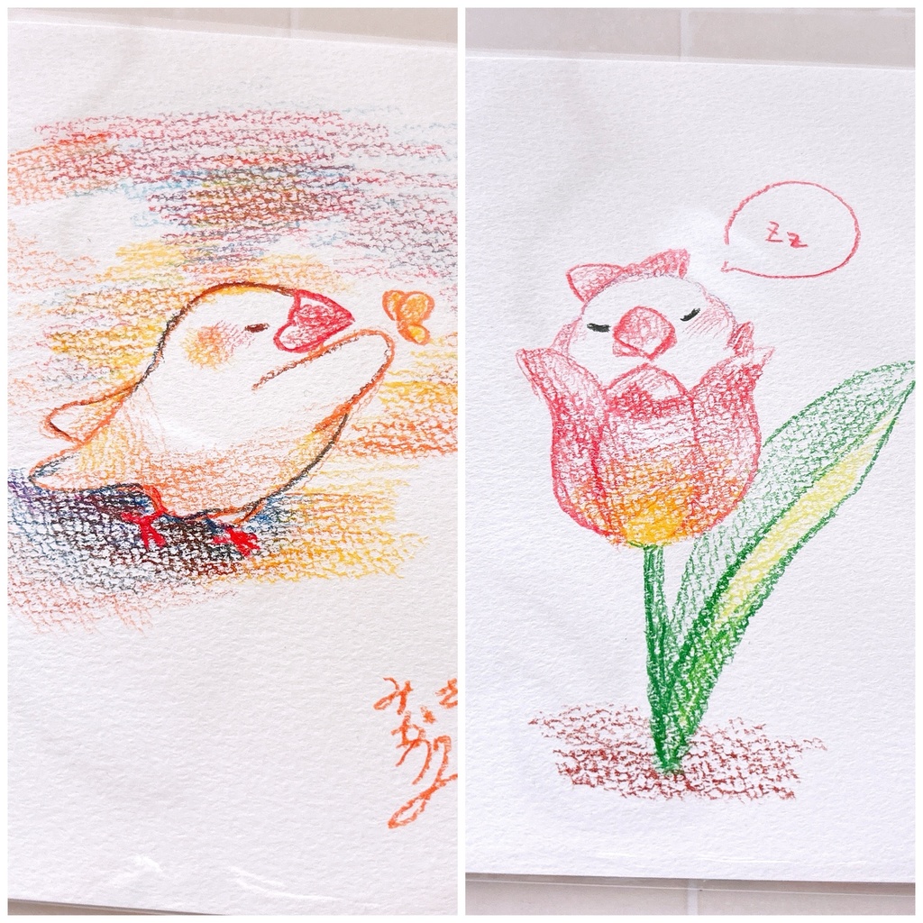 【3026/04/17更新】ハガキサイズ原画【残り2種】