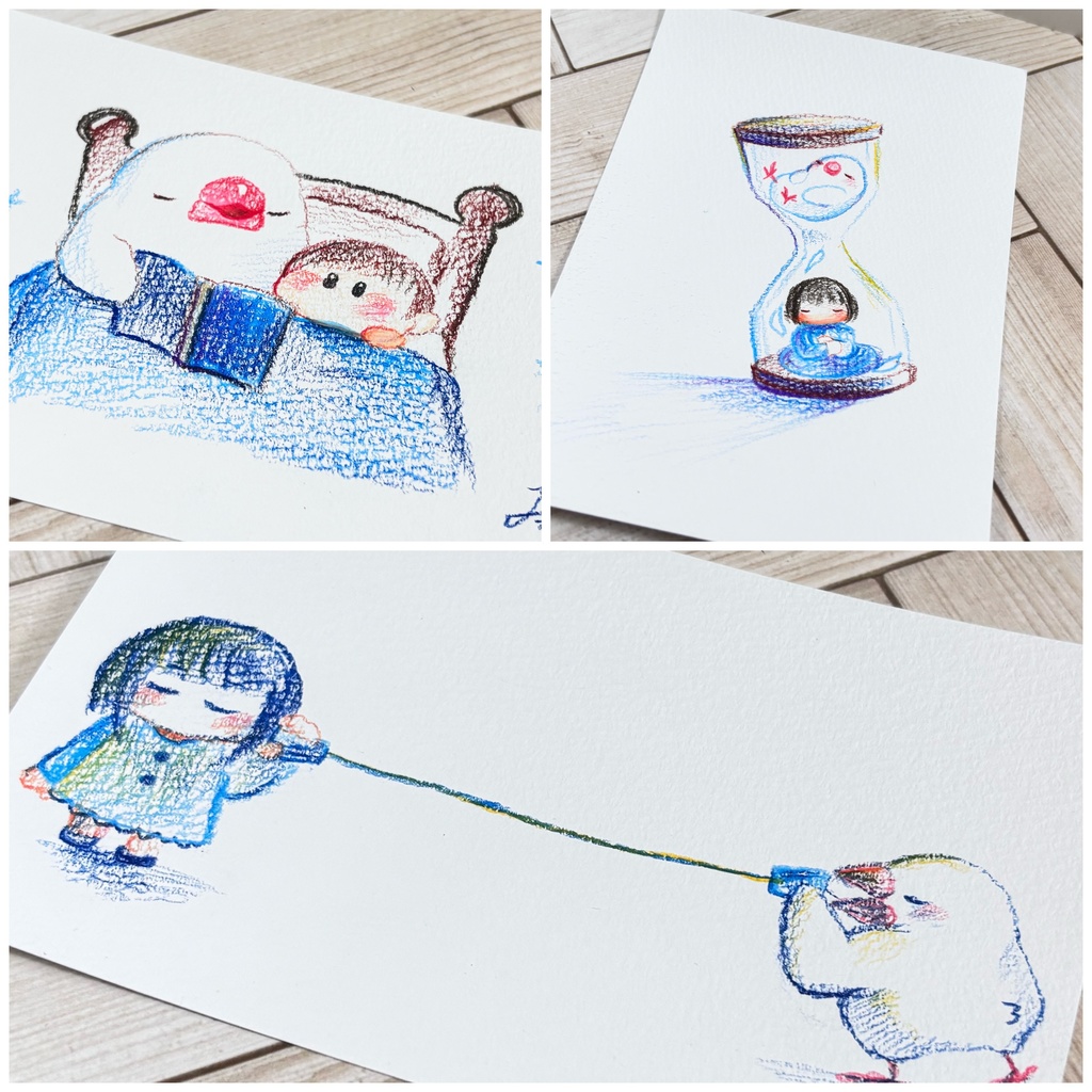 【2026/04/17追加】はがきサイズ原画【3種からお選びいただけます】