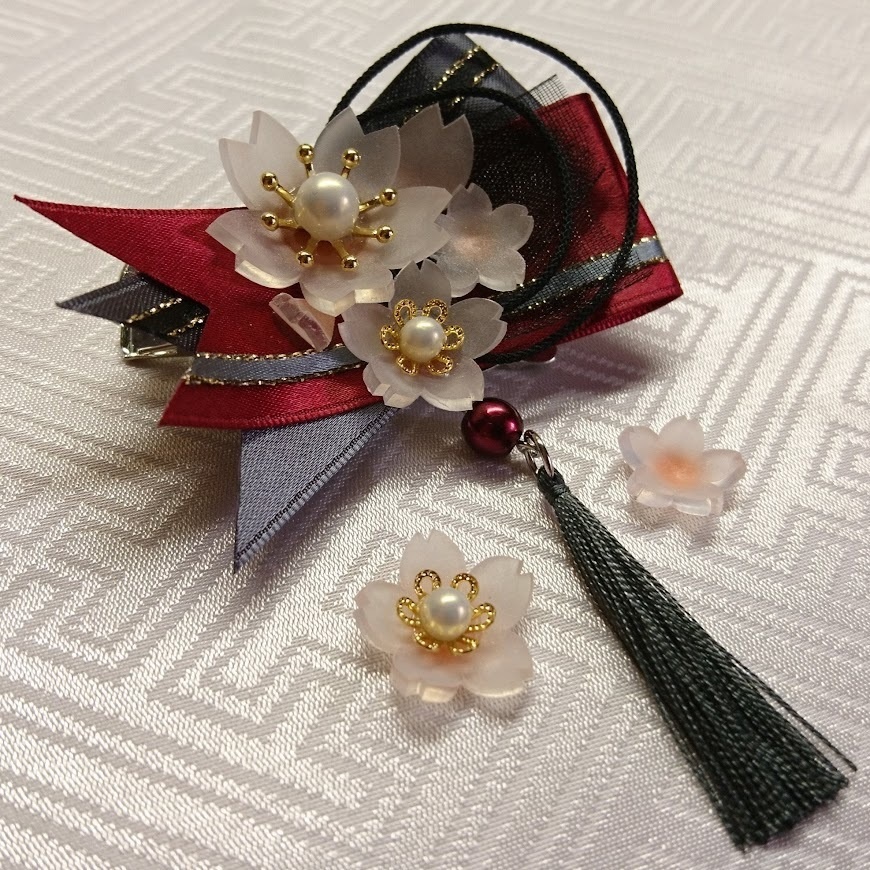 【刀剣乱舞】誉桜のブローチ ③