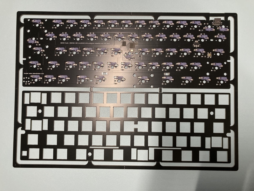 BONYO6X Pokerケース互換の60%サイズ自作キーボードキット