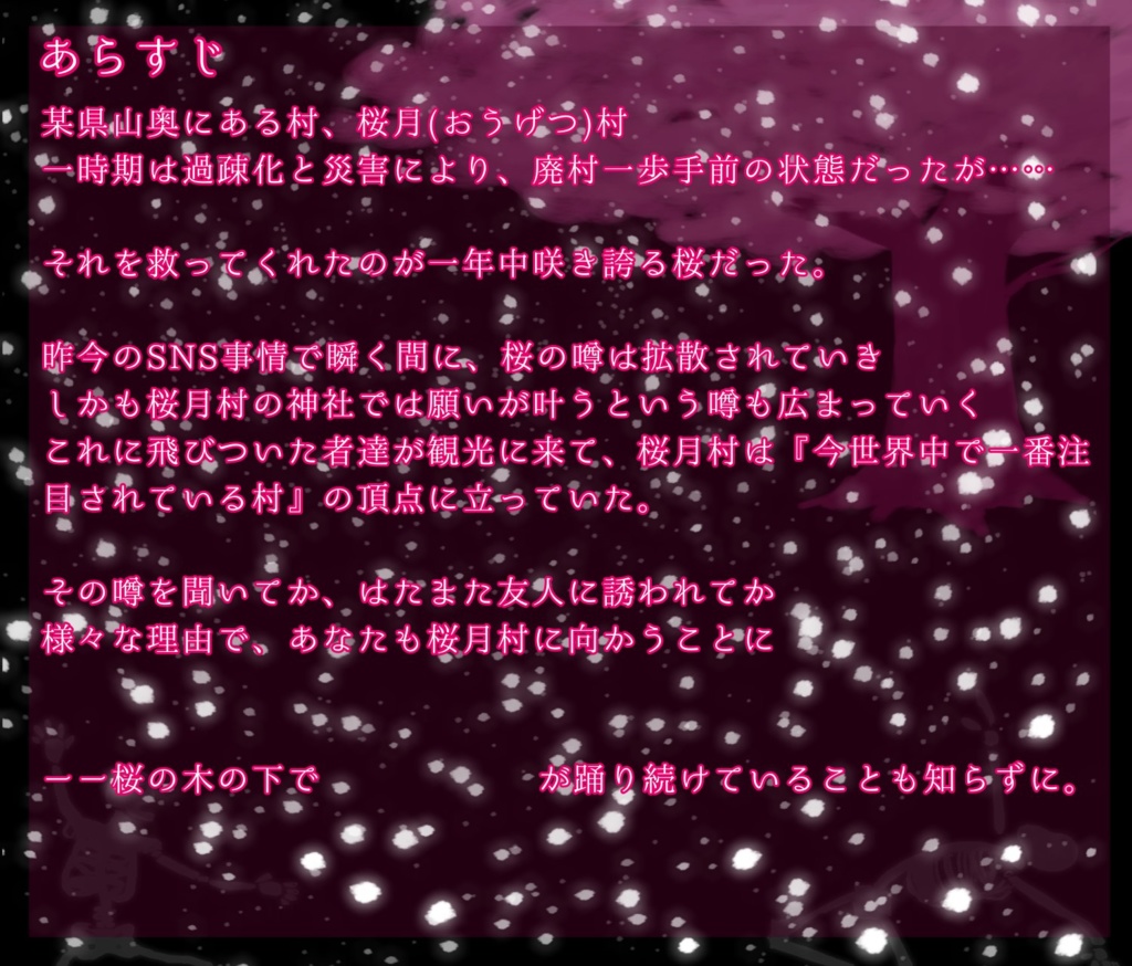 【CoC 6th】枯れない桜の下で骸は踊る【SPLL:E188361】