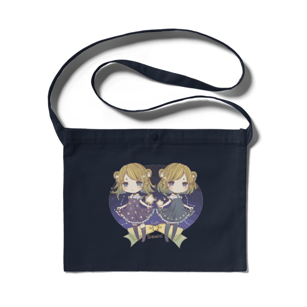 【受注生産】Geminiサコッシュ(ネイビー)