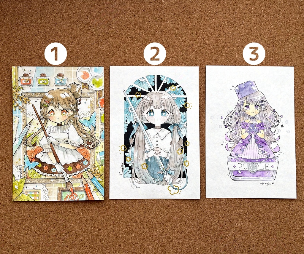 🆕【8/16 12時〜】文具と画材展フレームレス作品