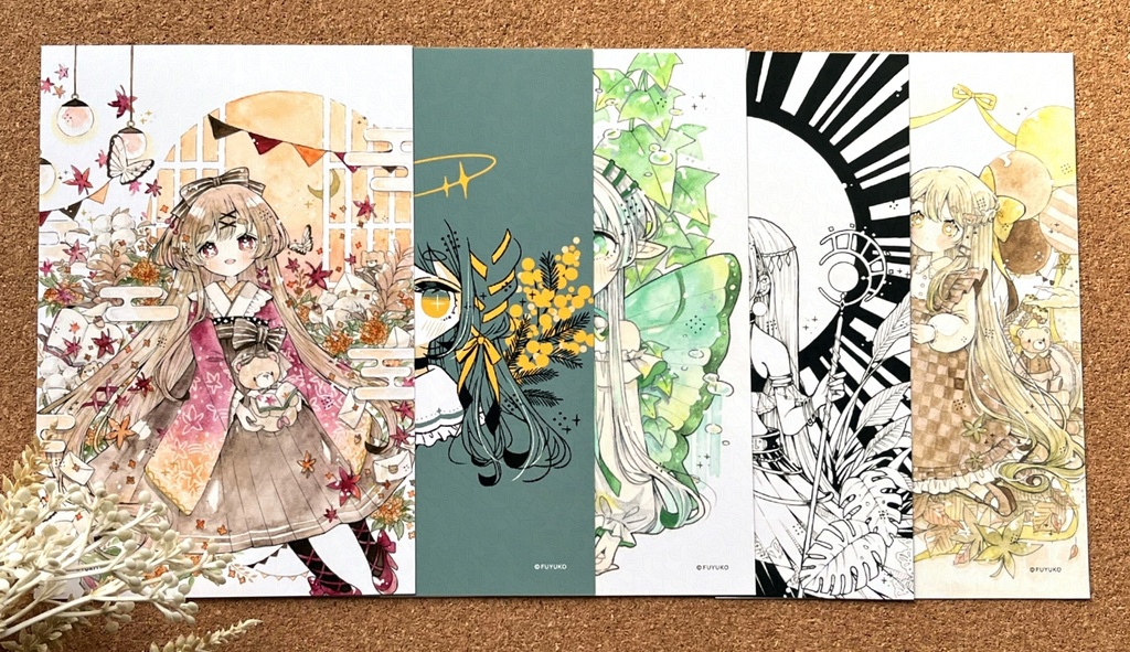 【NEW】新作ポストカード5枚セット