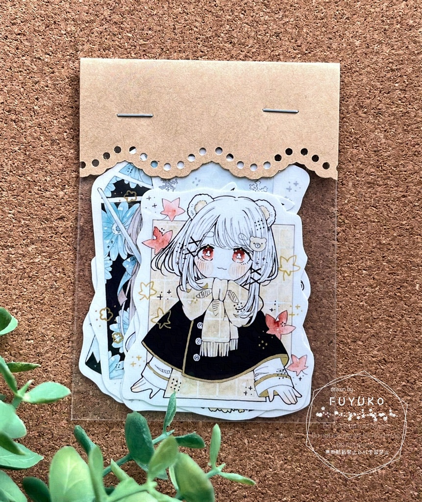 【NEW】耐水ステッカー新作5枚セット