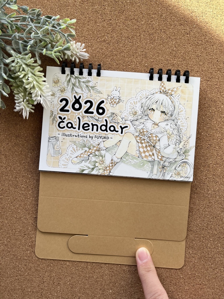 【NEW】組み立て式卓上カレンダー2026年