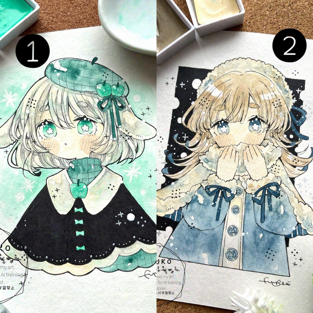 【NEW】ハガキサイズ原画(額なし)