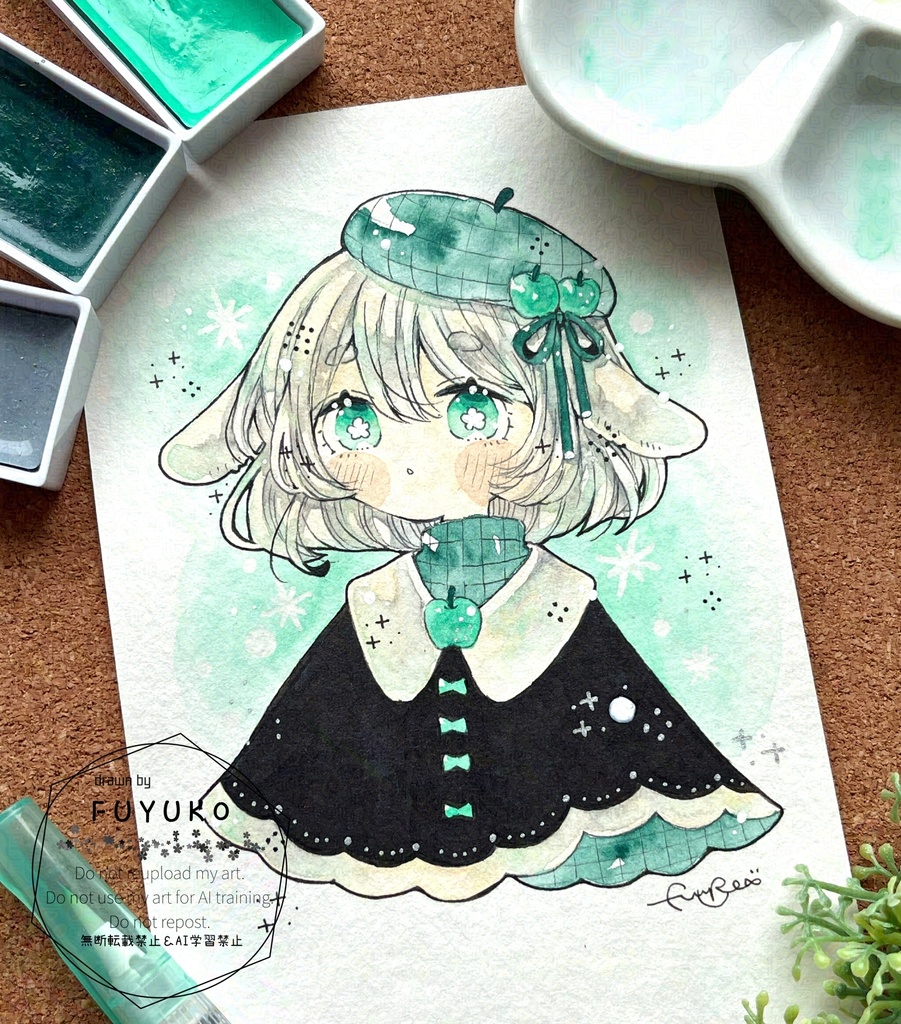 【NEW】ハガキサイズ原画(額なし)