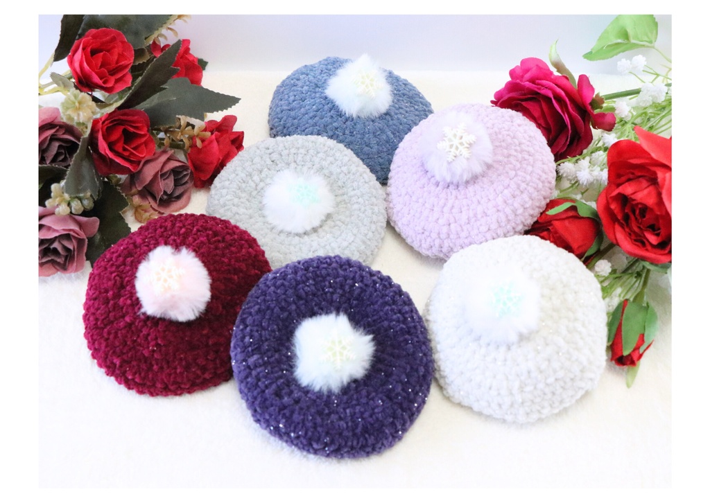 ふわきらベレー帽(ちびぐるみサイズ)