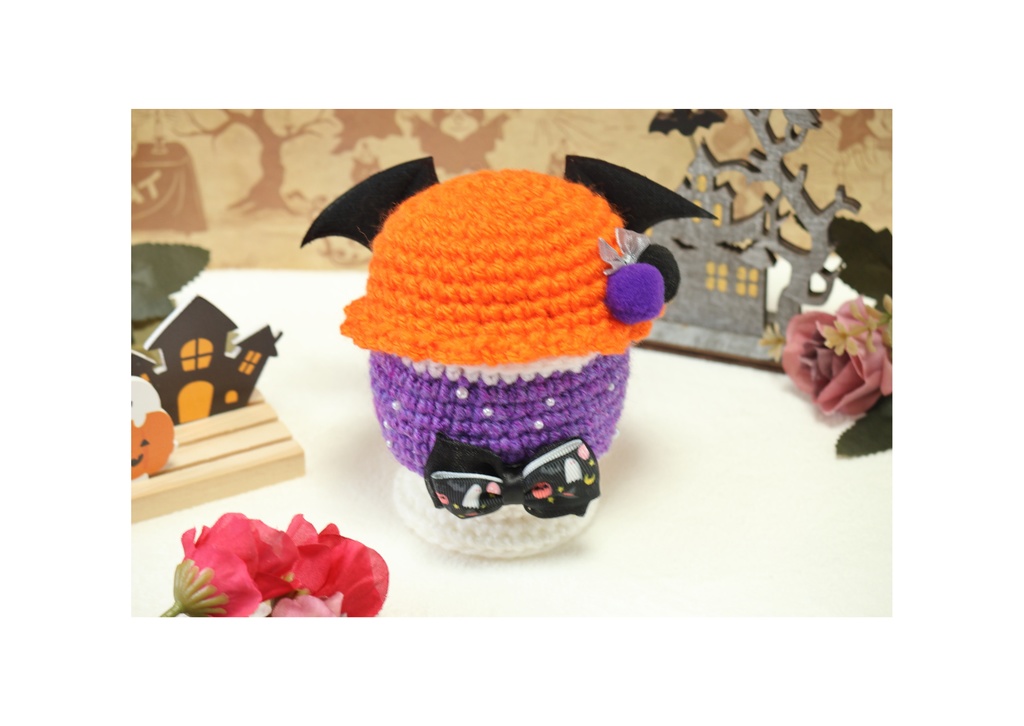 ぽすんっ、とクリームソーダハロウィンVer.(ちびぐるみサイズ)