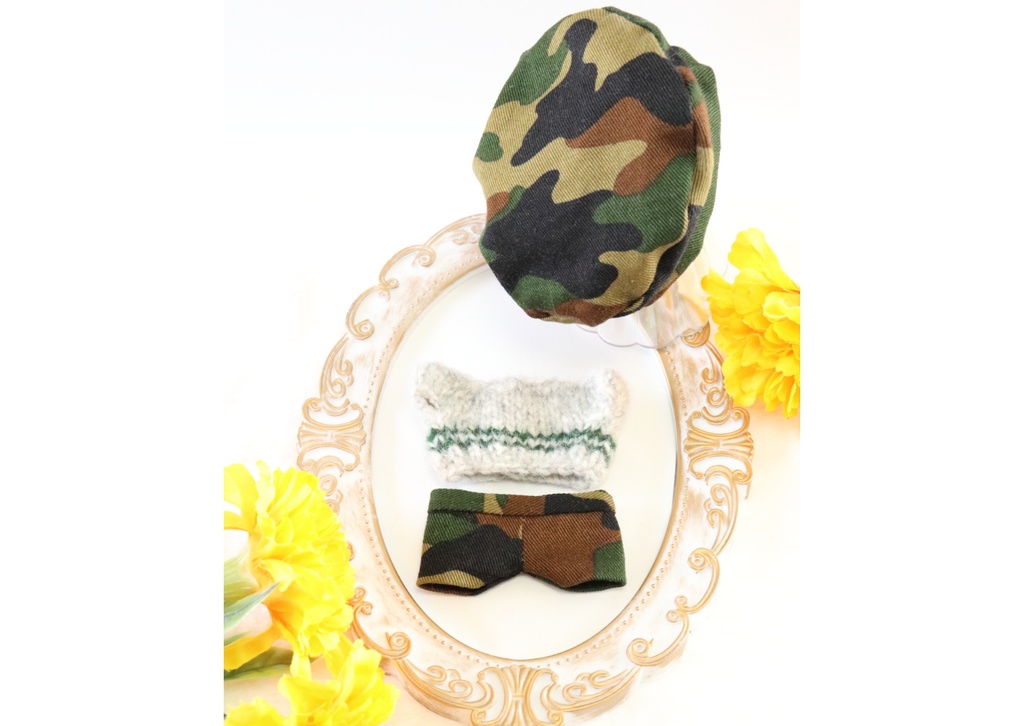 ミリタリーカジュアルセットアップ(ちびぐるみサイズ)