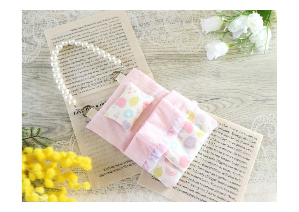 ストラップ付ぬいのお布団