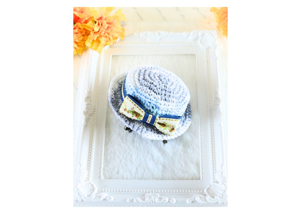 クラッシックコットン帽ブルー(ちびぐるみサイズ)