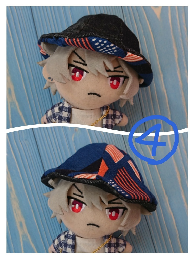 リバーシブルの帽子