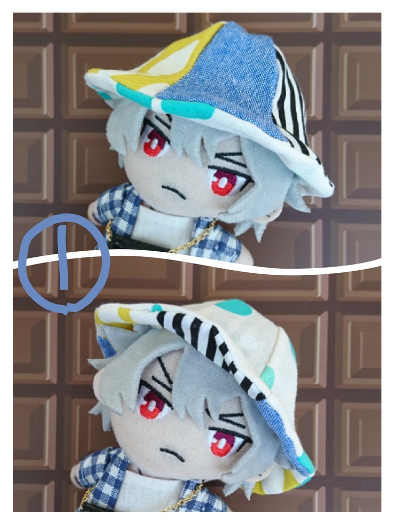 リバーシブルの帽子