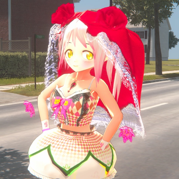 【VRC想定オリジナル3Dアバター】桜Ⅱ