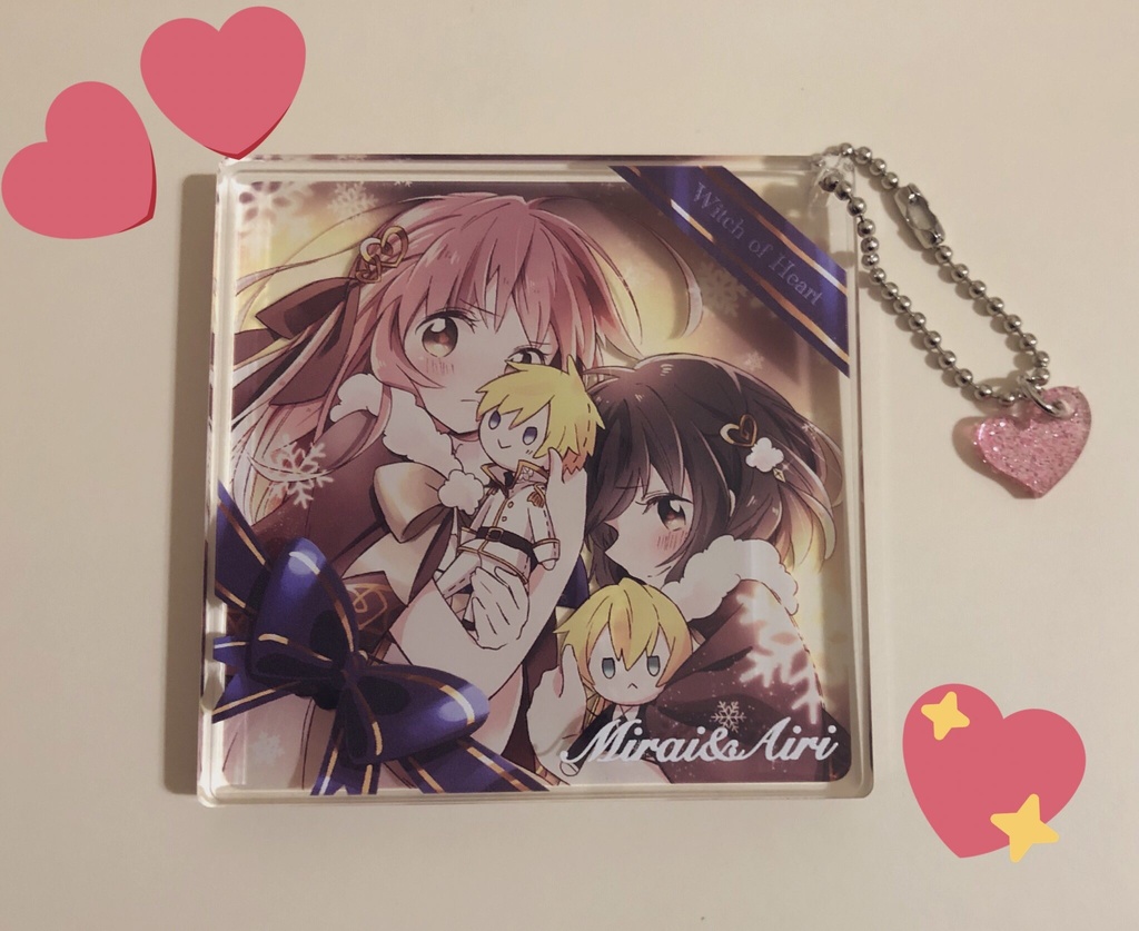 冬のドミスト(8×8cm) ヒメ＆愛里