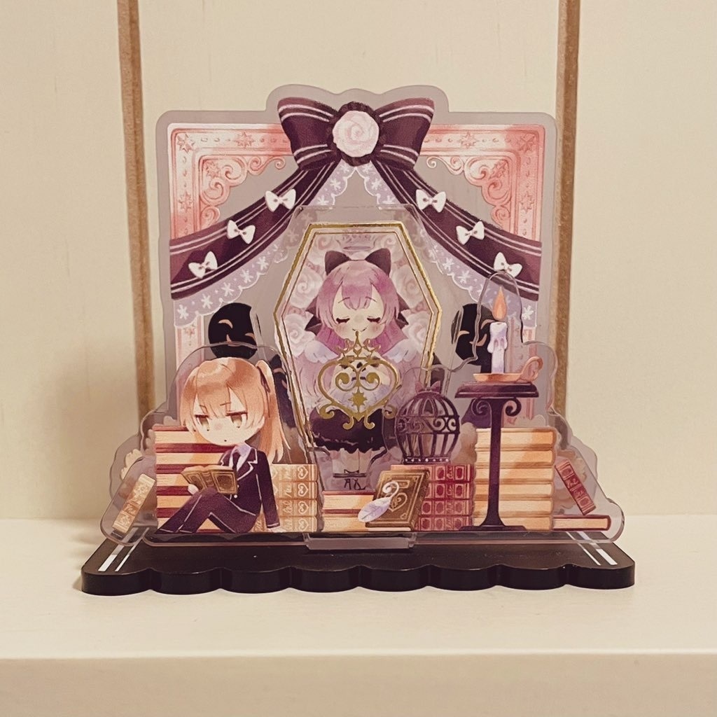 ルイス＆ルイズ姉弟アクリルブロック＋ジオラマ