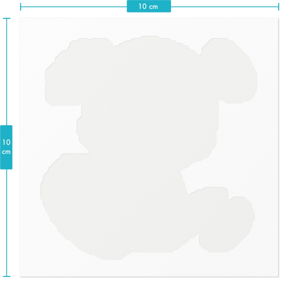 白玉ステッカー(ドーナツ)