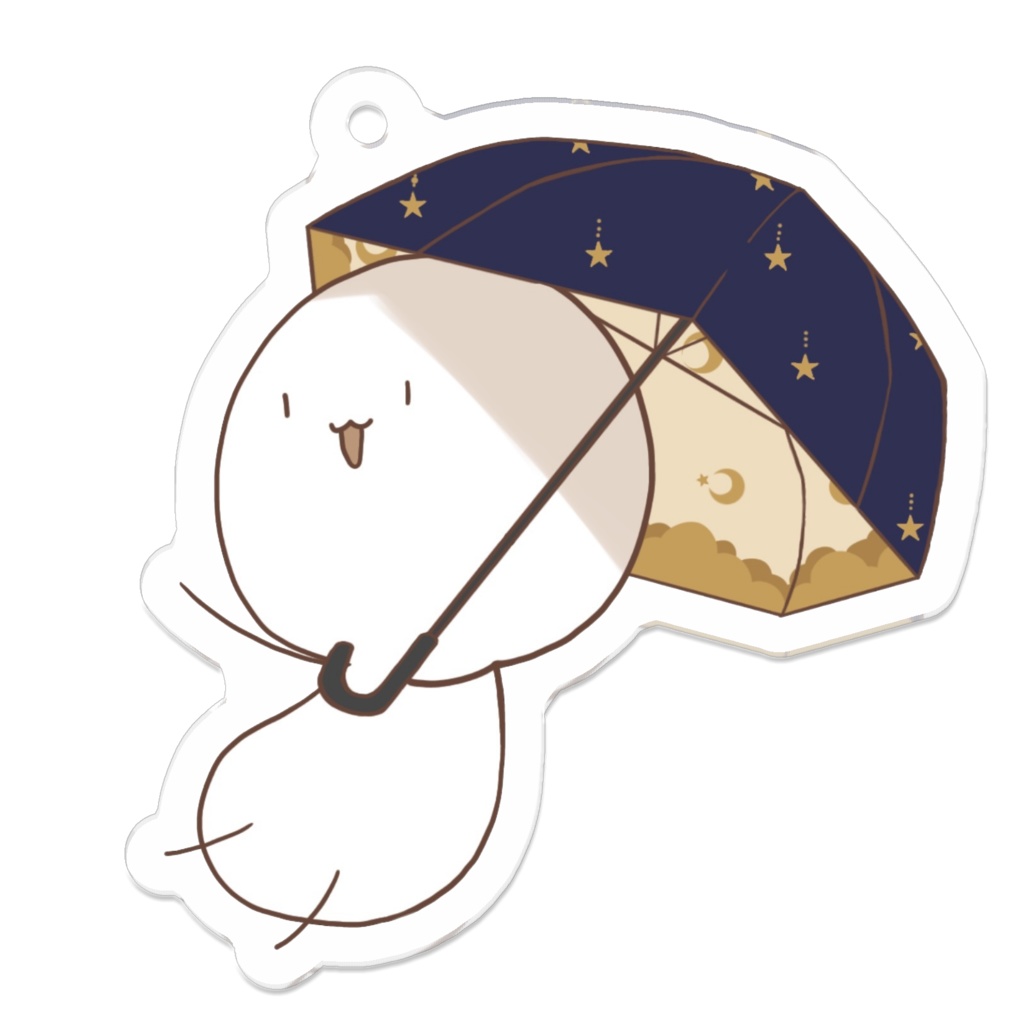 白玉アクリルキーホルダー(梅雨)