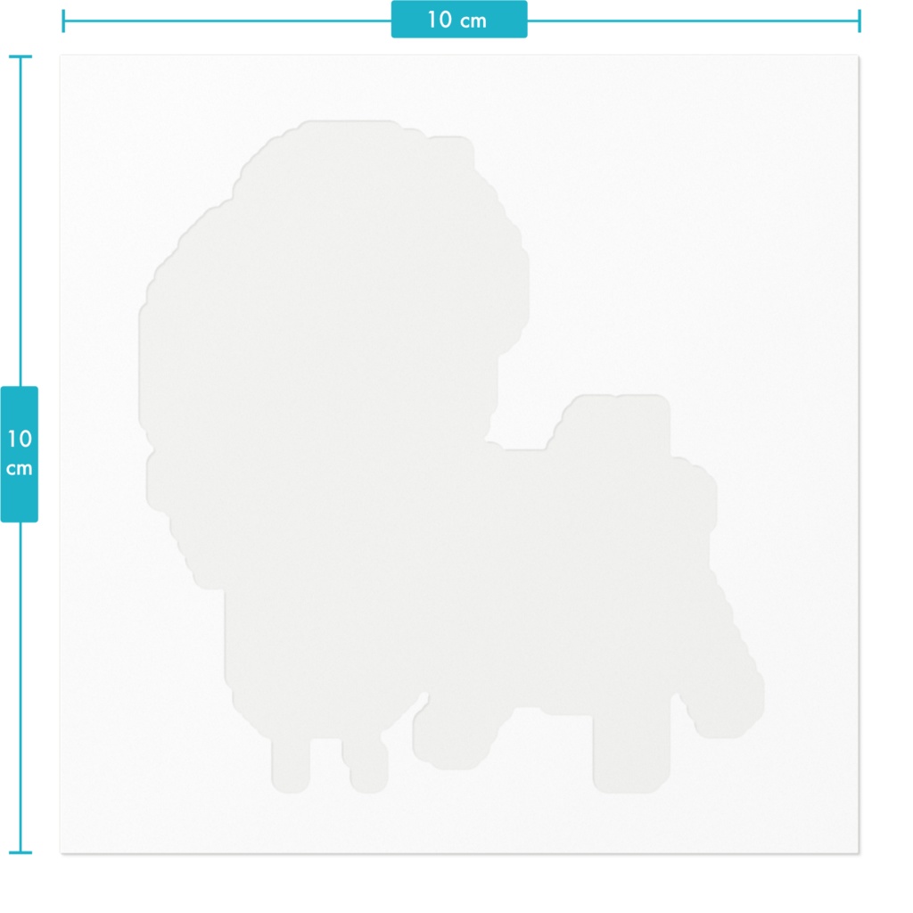 白玉ステッカー<お絵描き>