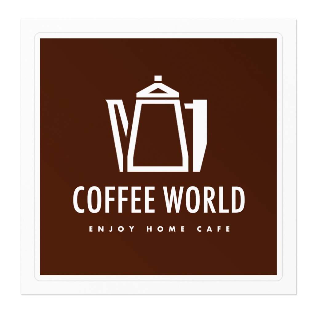 コーヒーワールドステッカー