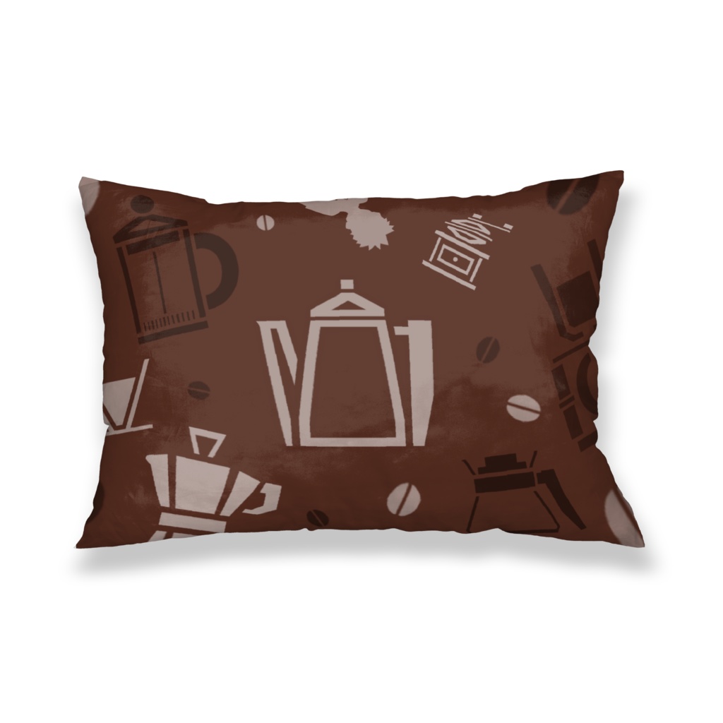 コーヒー枕カバー