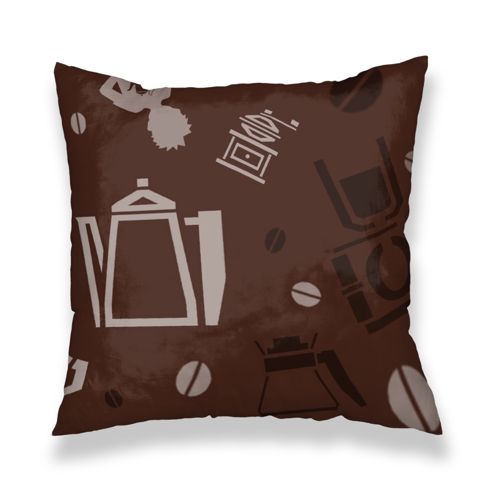 コーヒークッションカバー