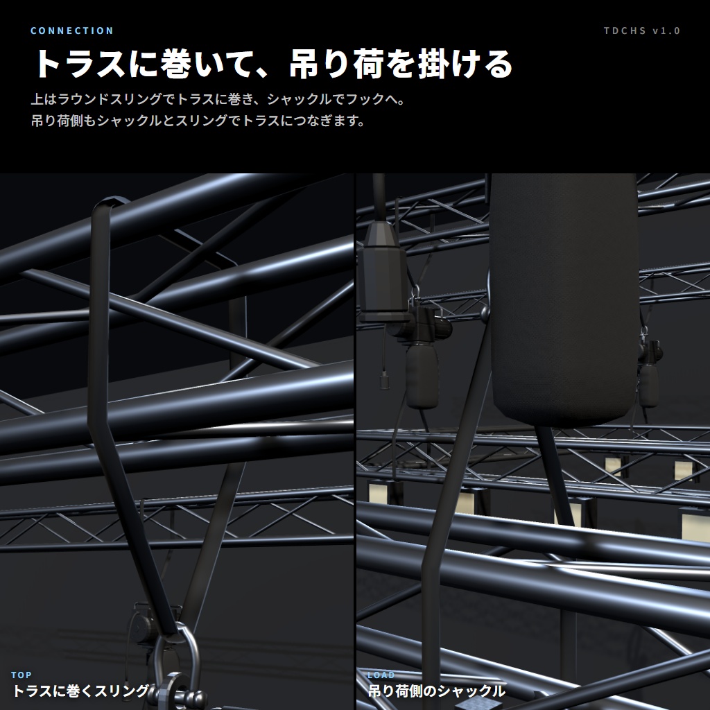 VRC向け電動チェーンホイストシステム TDCHS