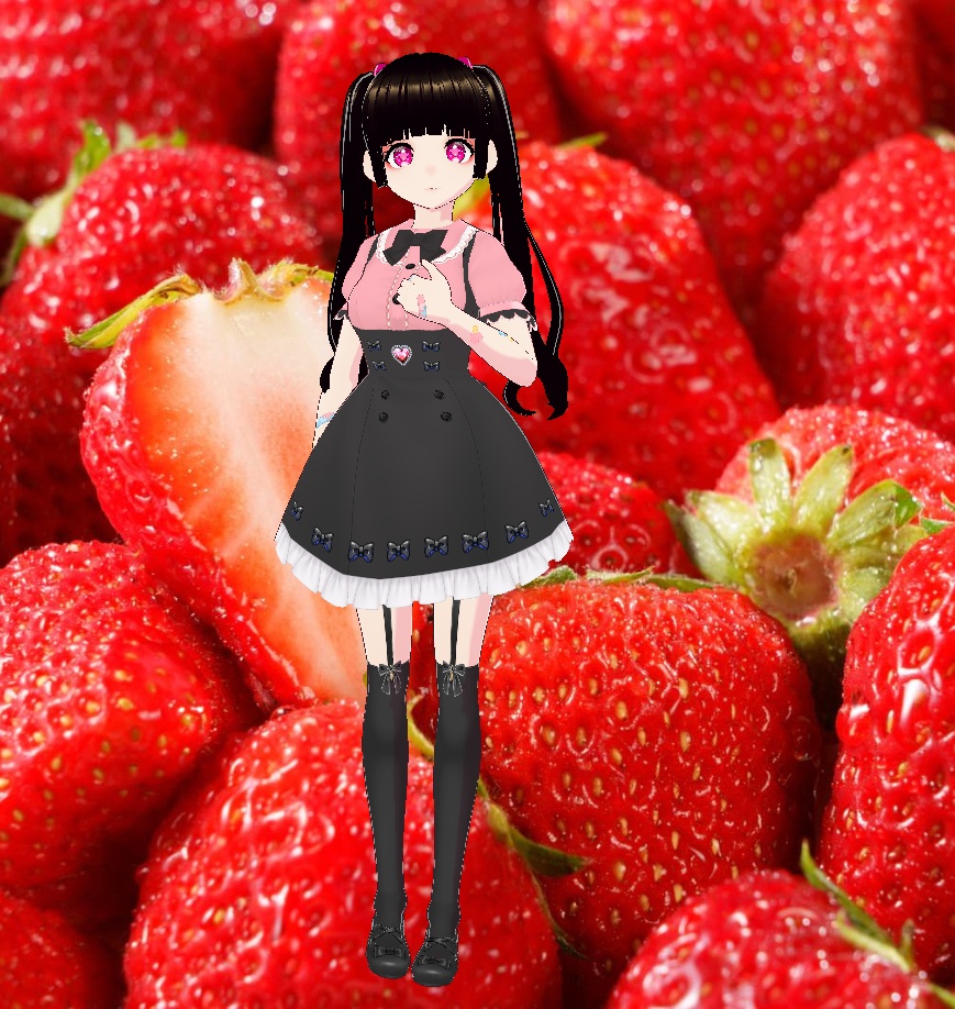 地雷系ツインテール女子・いちごちゃん