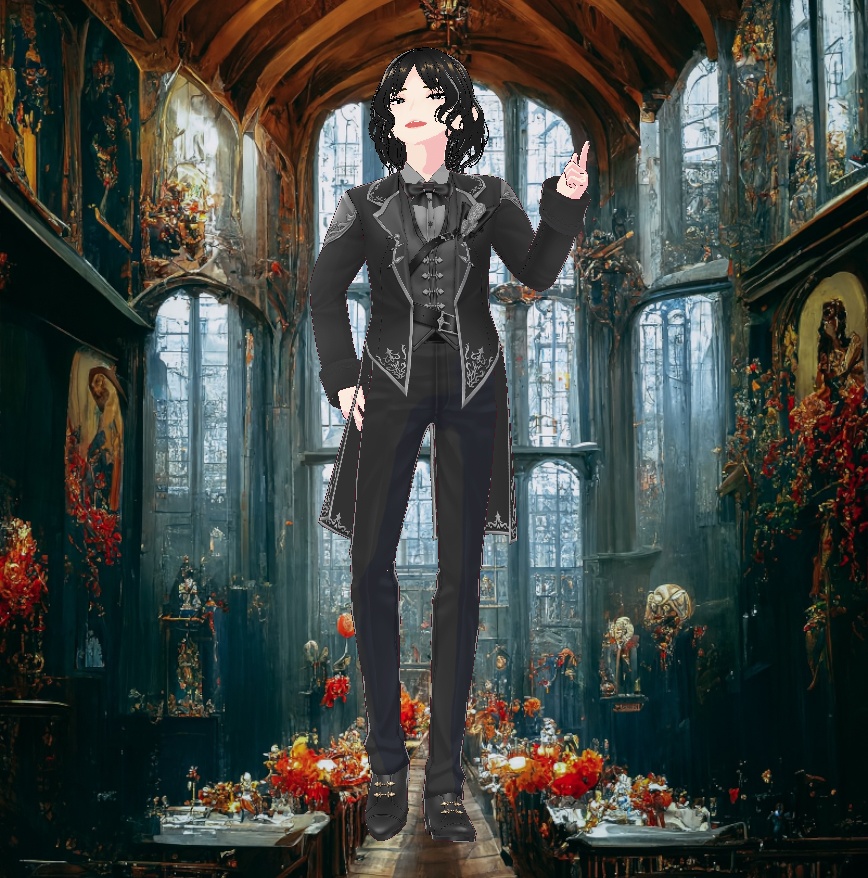 3Dキャラクター・パーマ系男子・エイタ