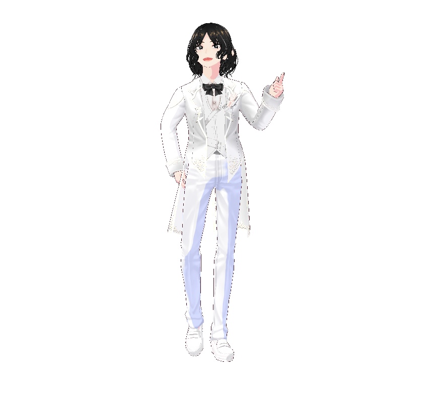 3Dキャラクター・パーマ系男子・エイタ