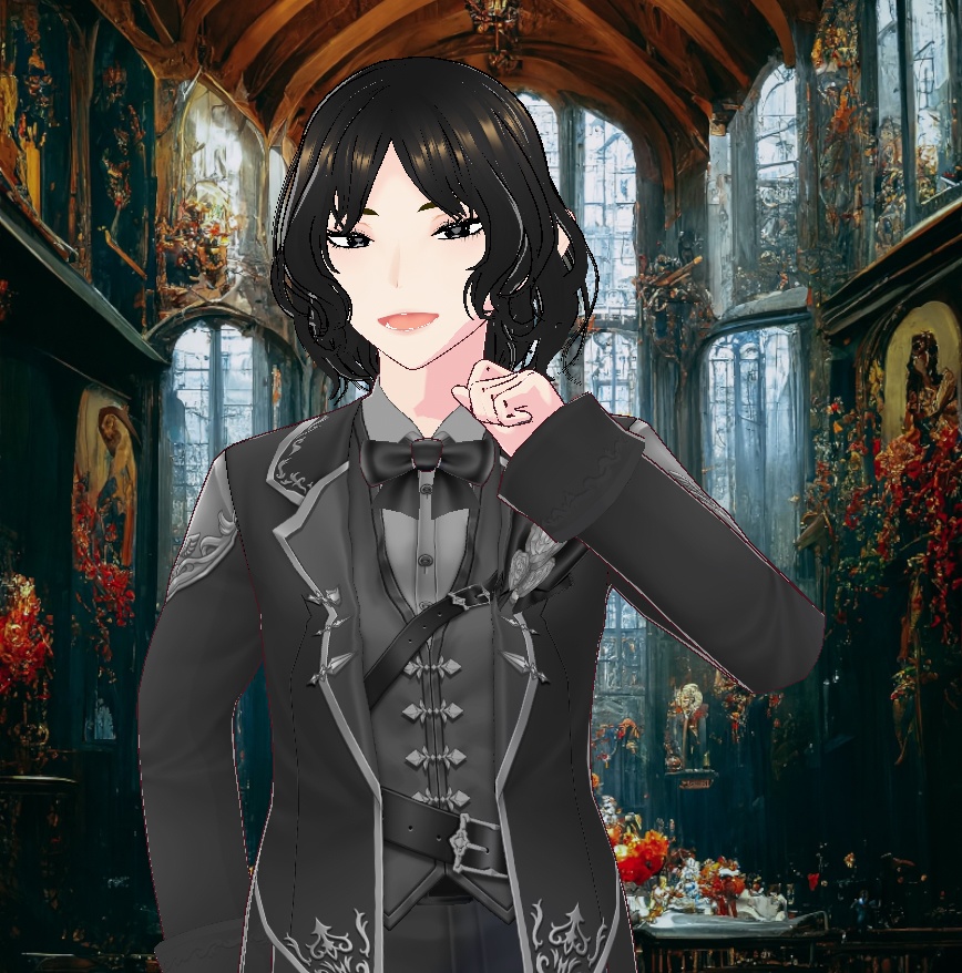 3Dキャラクター・パーマ系男子・エイタ