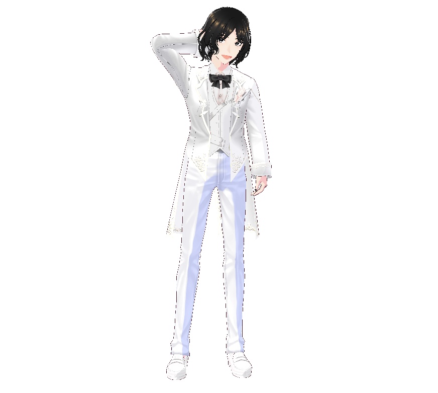 3Dキャラクター・パーマ系男子・エイタ