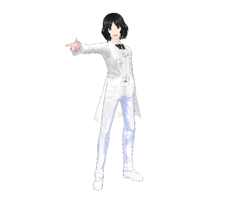 3Dキャラクター・パーマ系男子・エイタ