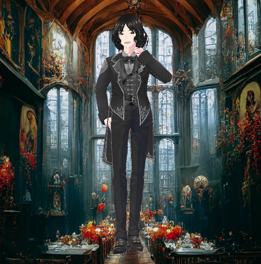 3Dキャラクター・パーマ系男子・エイタ