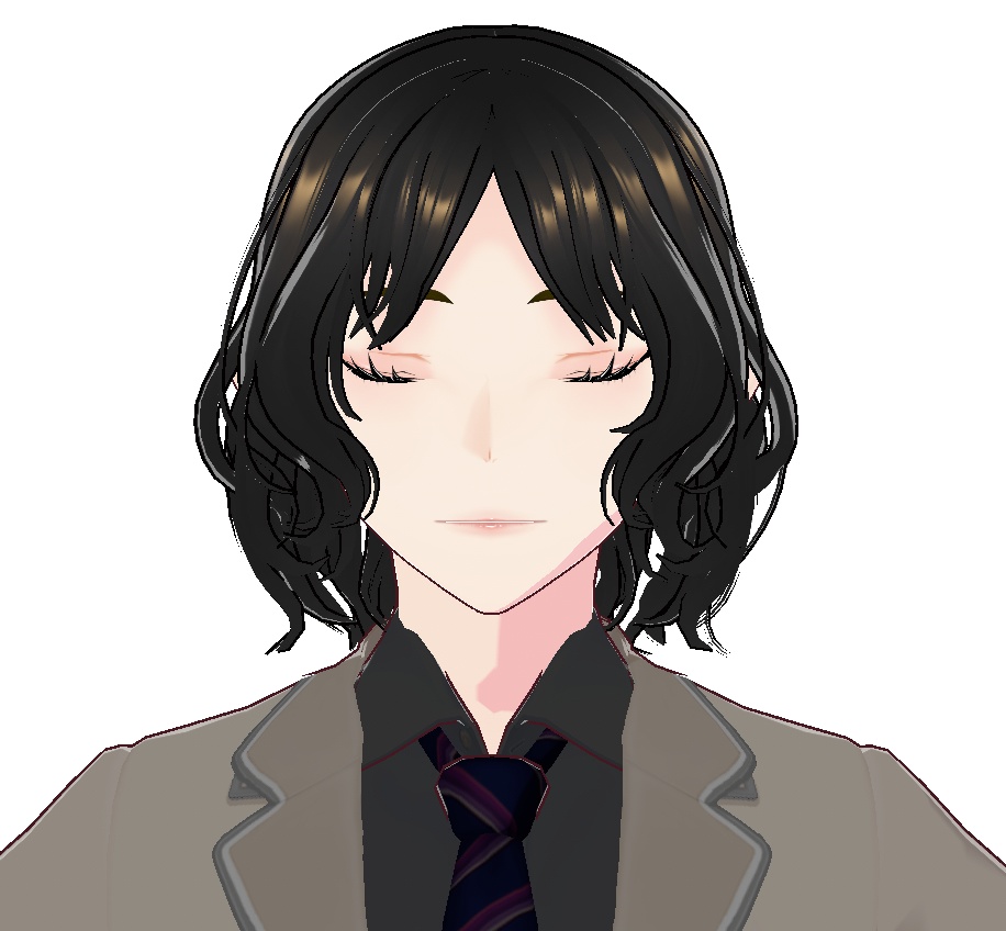 ３Dキャラクター・パーマ系男子・エイタ - でみるんるんブイロイド研究所 - 24/24