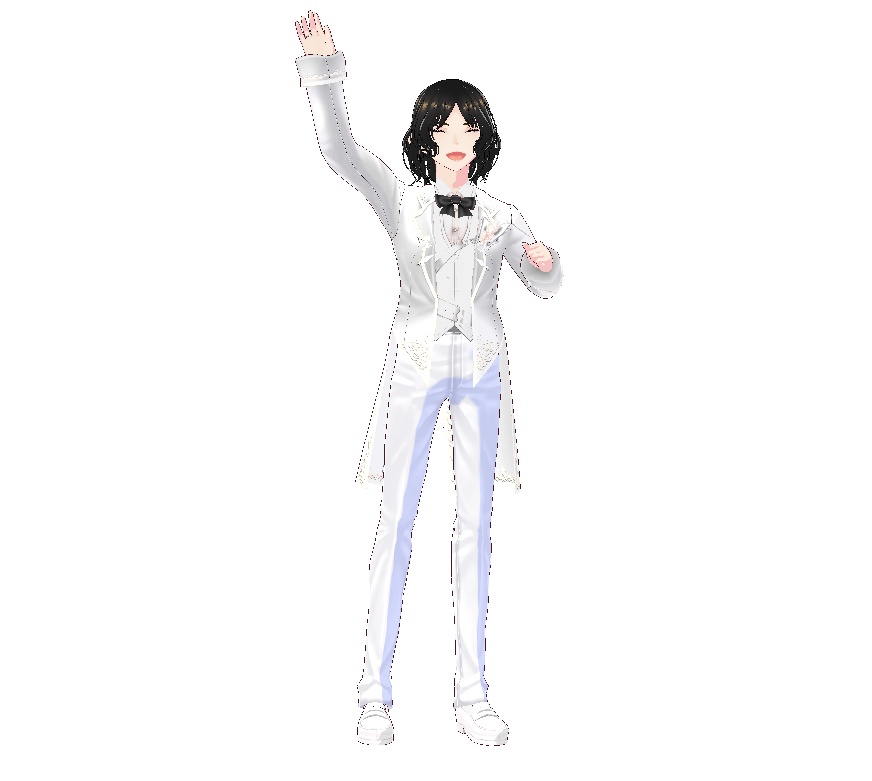 3Dキャラクター・パーマ系男子・エイタ