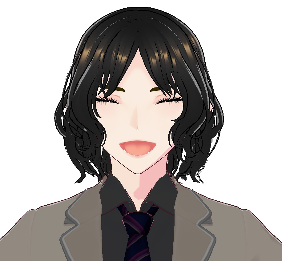 3Dキャラクター・パーマ系男子・エイタ