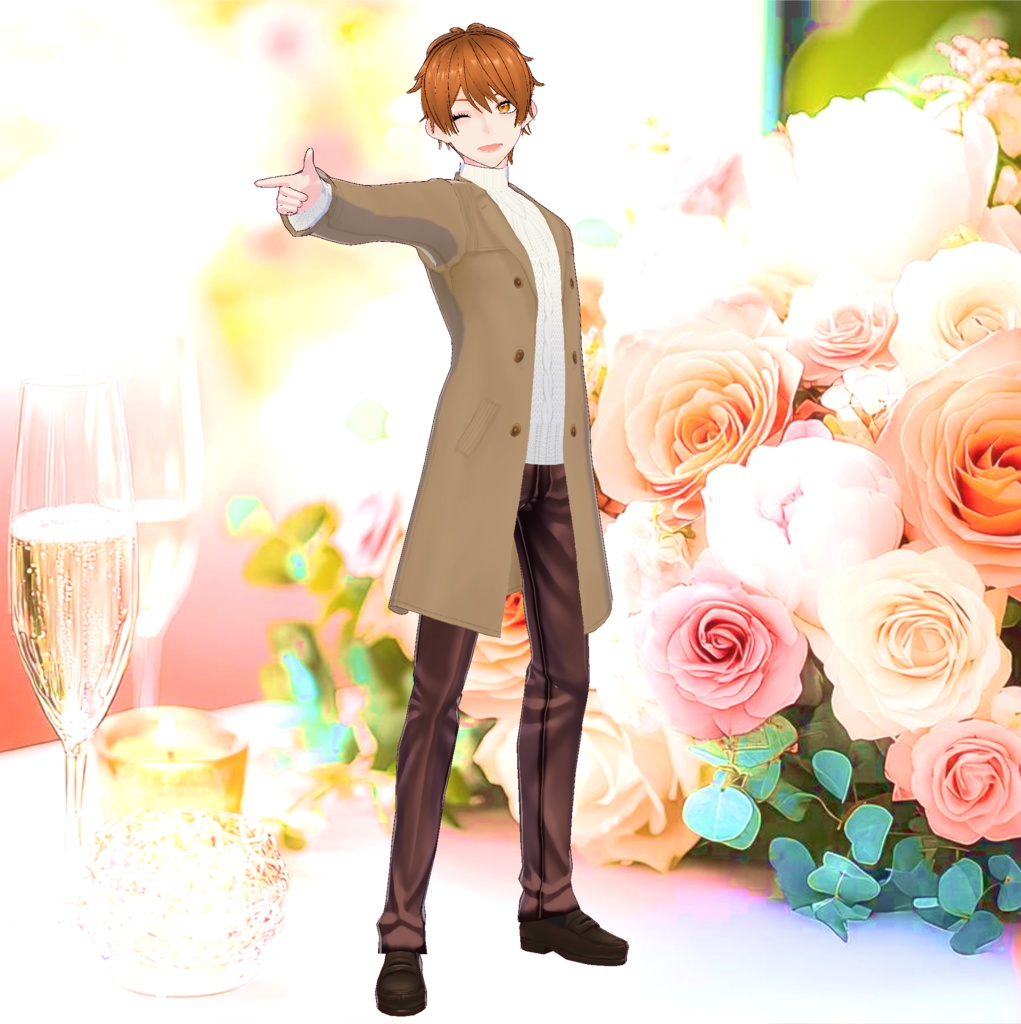 3Dキャラクター・スウィート癒し系男子ユウマ