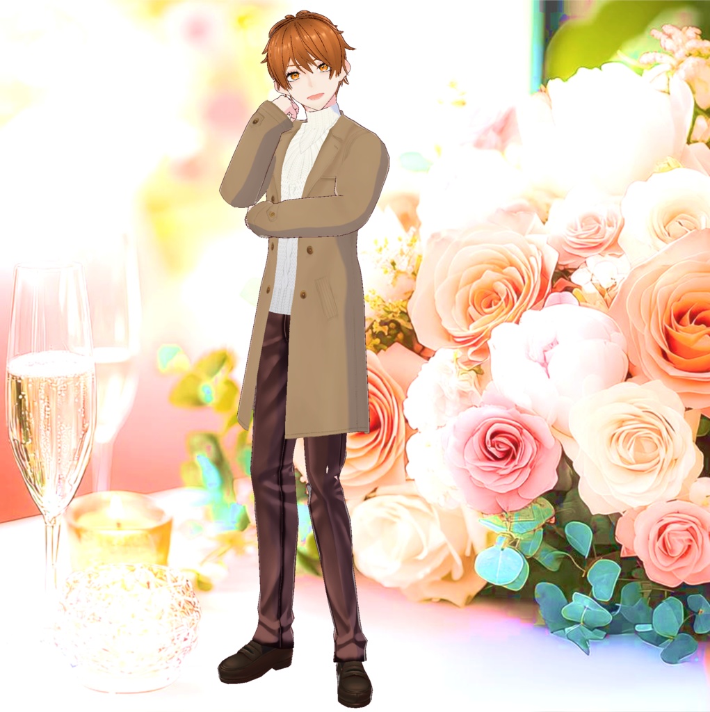 3Dキャラクター・スウィート癒し系男子ユウマ