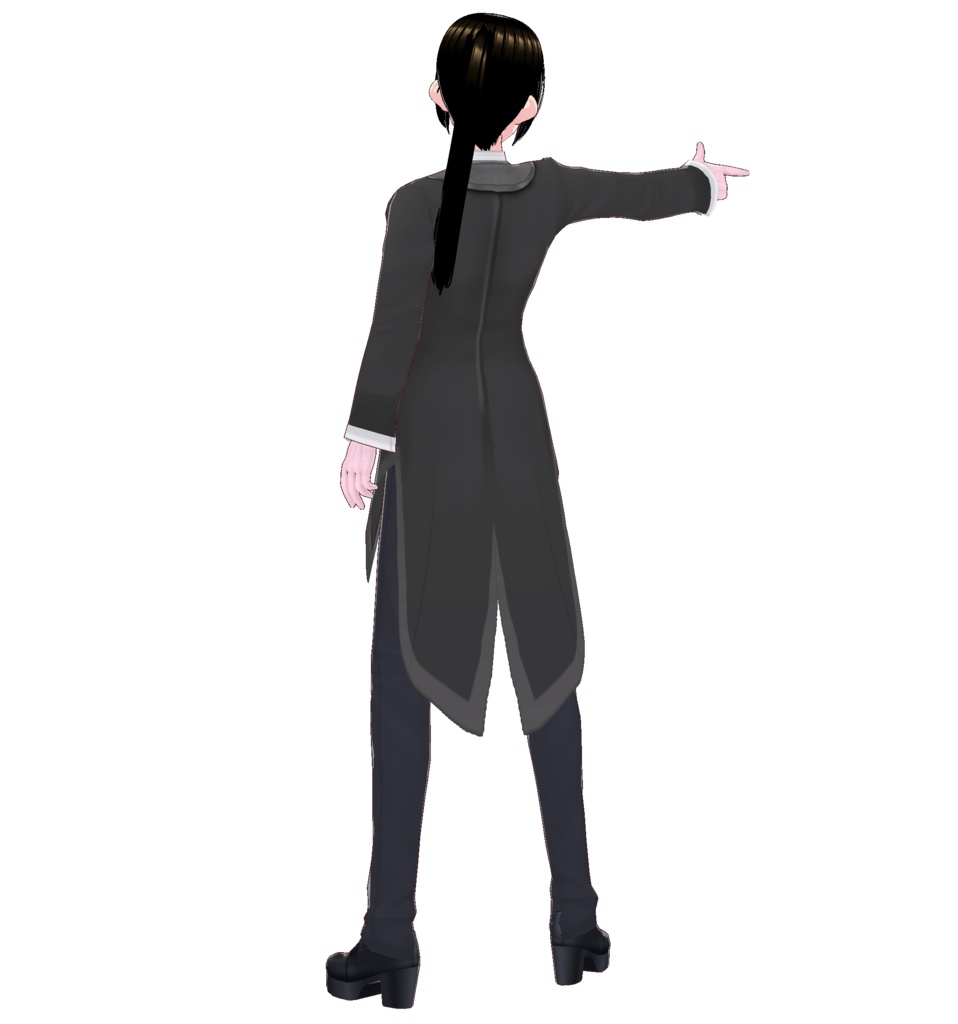 3Dキャラクター・眼鏡執事3Dモデル