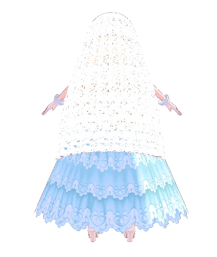 3D衣装・プリンセス・ウエディングドレス衣装3色セット