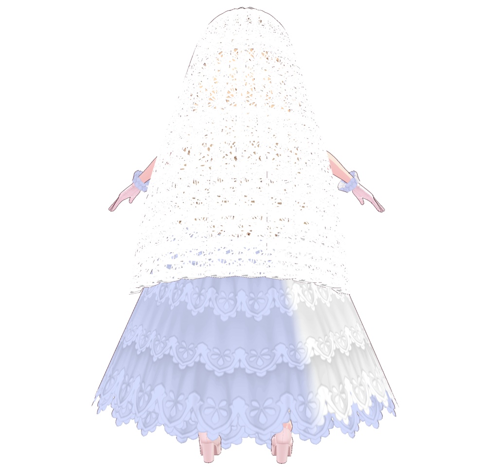 3D衣装・プリンセス・ウエディングドレス衣装3色セット